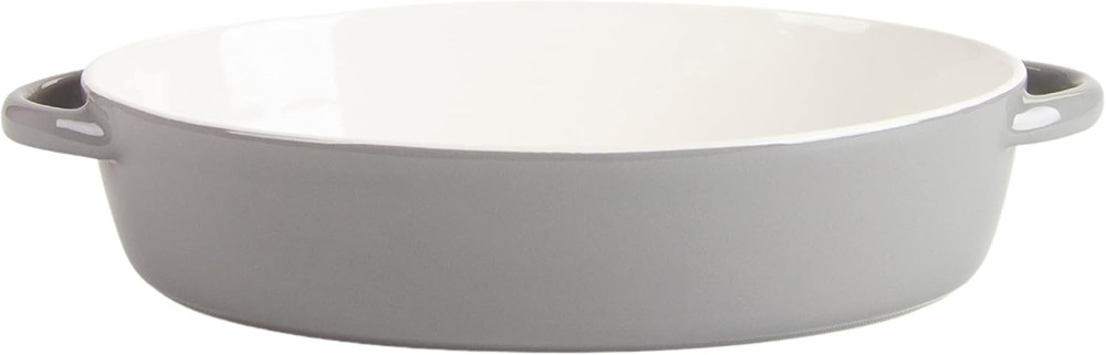 Sienna Oval 13" and 10.5" Bakeware Set, Gray