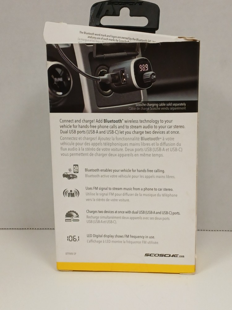 Scosche BTFREQ Wireless Hands-Free Car Kit (BTFM8)