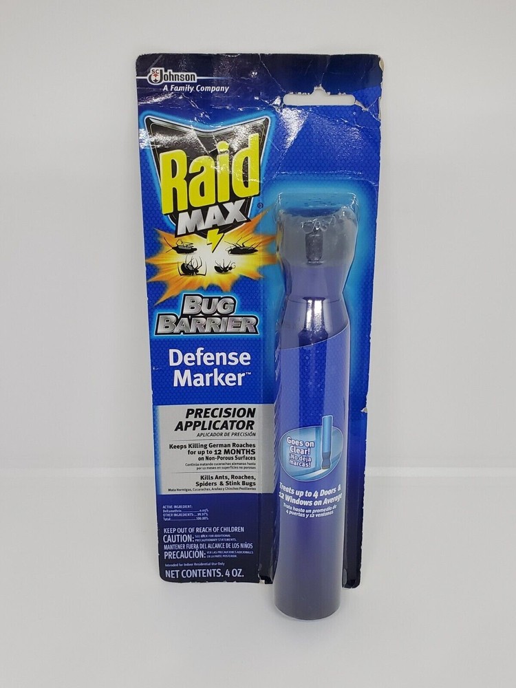 Raid Max Bug Barrier Defense Marker, 4-Ounce