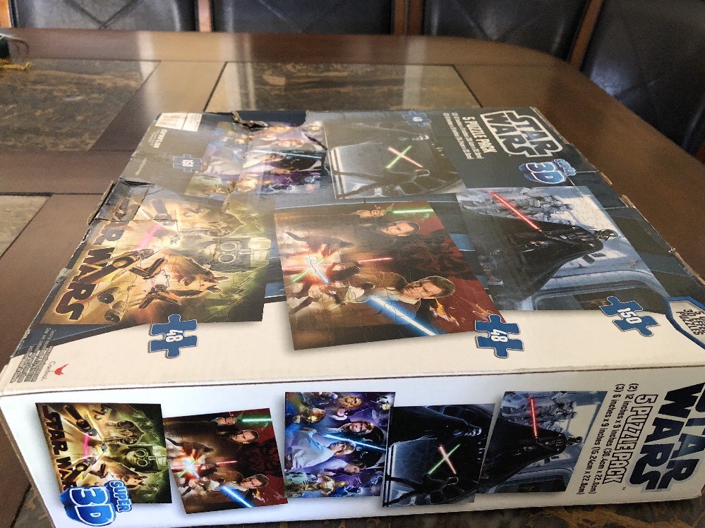 Star Wars super 3d puzzle 5 puzzle pack