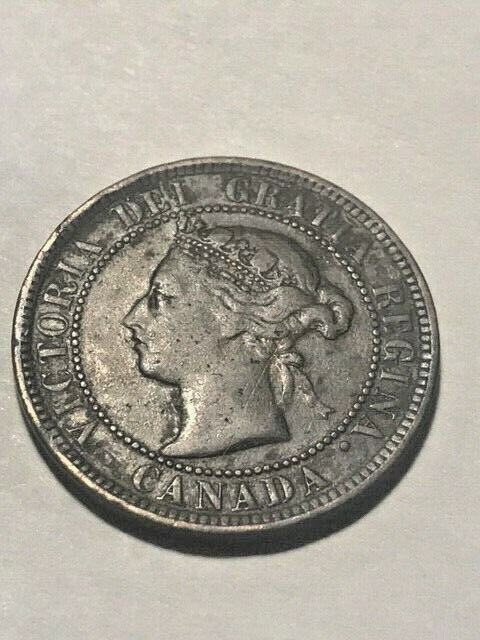 1884 Canada Large Cent Fine #18170