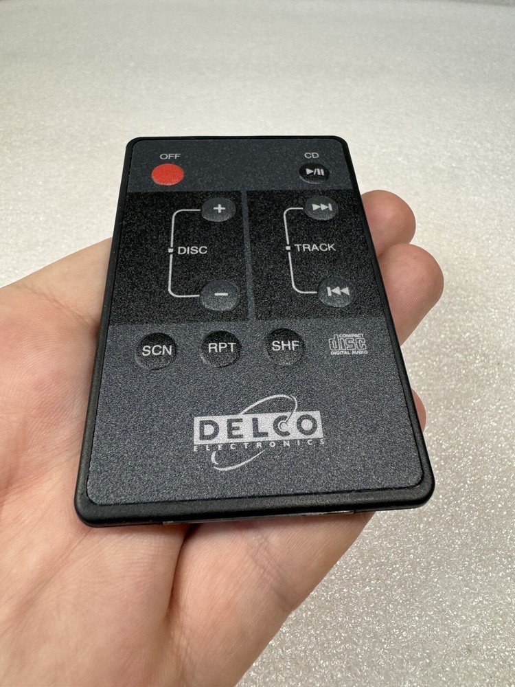 GENUINE DELCO COMPACT DISC DIGITAL AUDIO CD PLAYER REMOTE CONTROL ONLY!