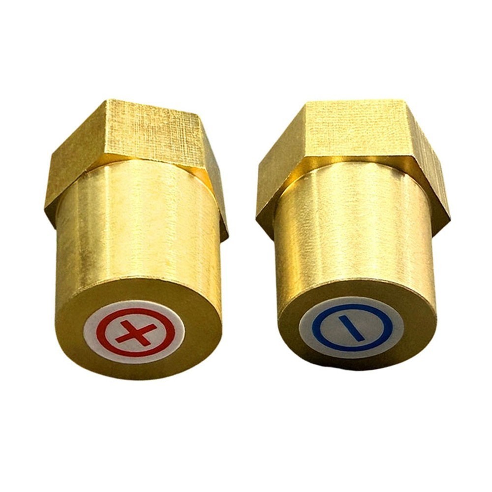 2PCS Brass Battery Terminals for Consistent Performance in Harsh Conditions