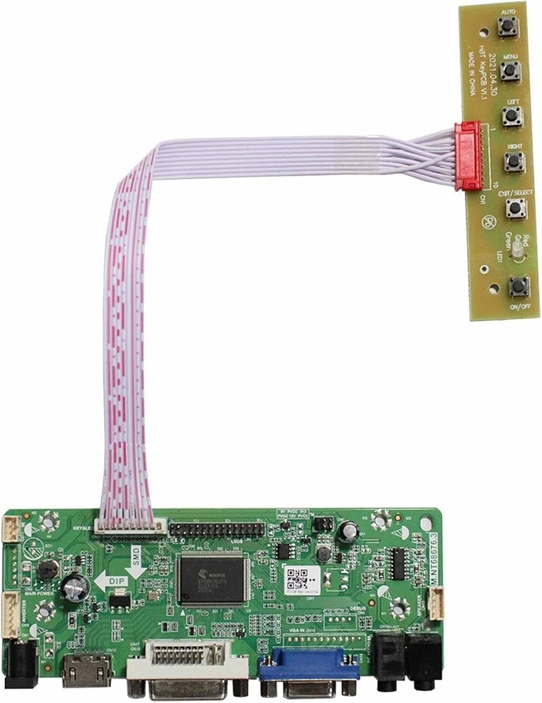 DVI VGA LCD Controller Board for 17" Screens - Fix DV170YGM/N10 Cut-off Issues