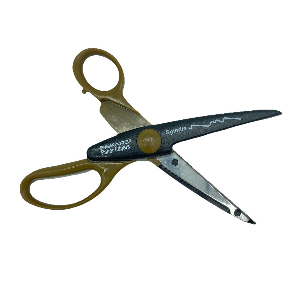 Fiskars Paper Edgers Scissors Decorative Craft Scrapbook Spindle Blade Tool