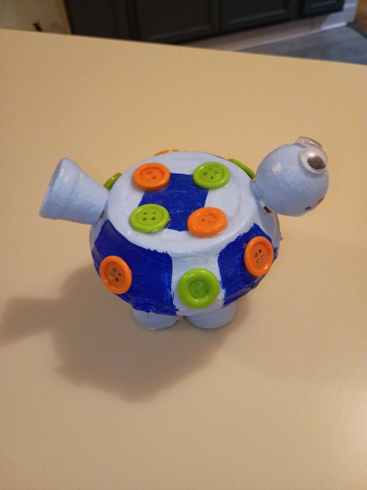 Handmade Blue Baby Turtle