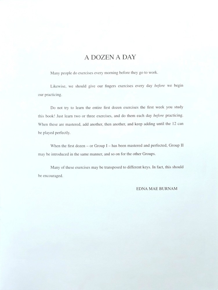 A Dozen a Day Mini Book