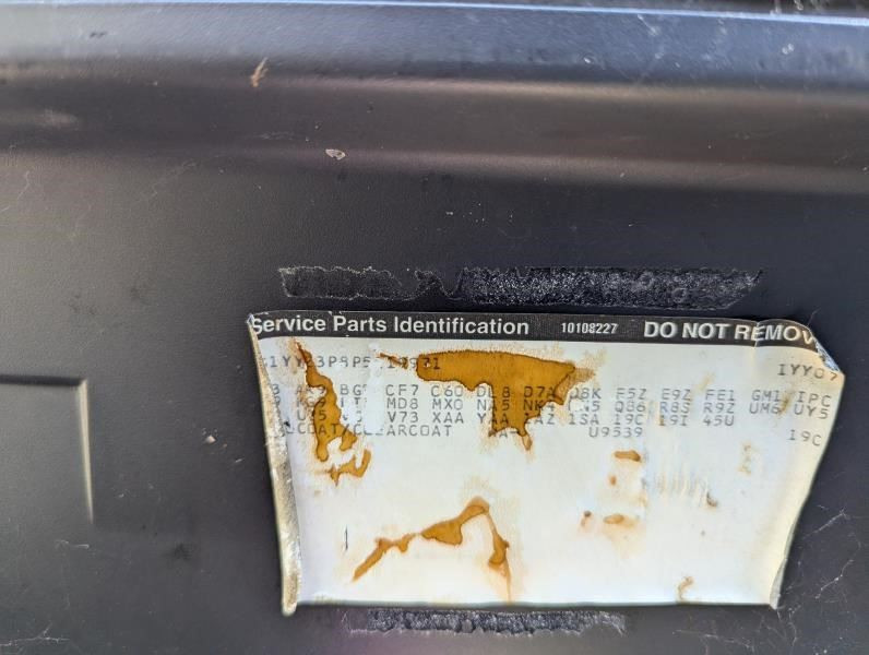 1992-93 C4 Corvette Front Dash Drivers Information Control, DIC, Panel Screen