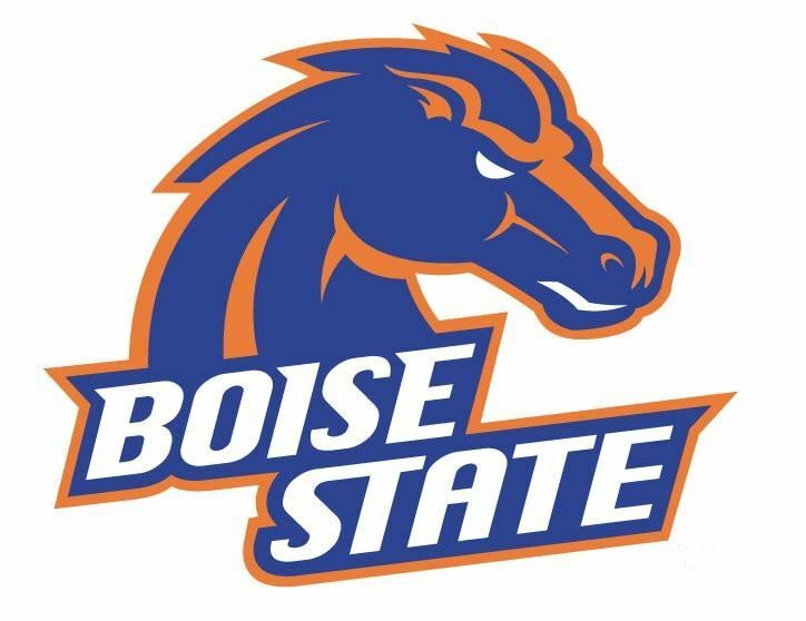 Boise State stencil logo - 10 mil mylar reusable pattern