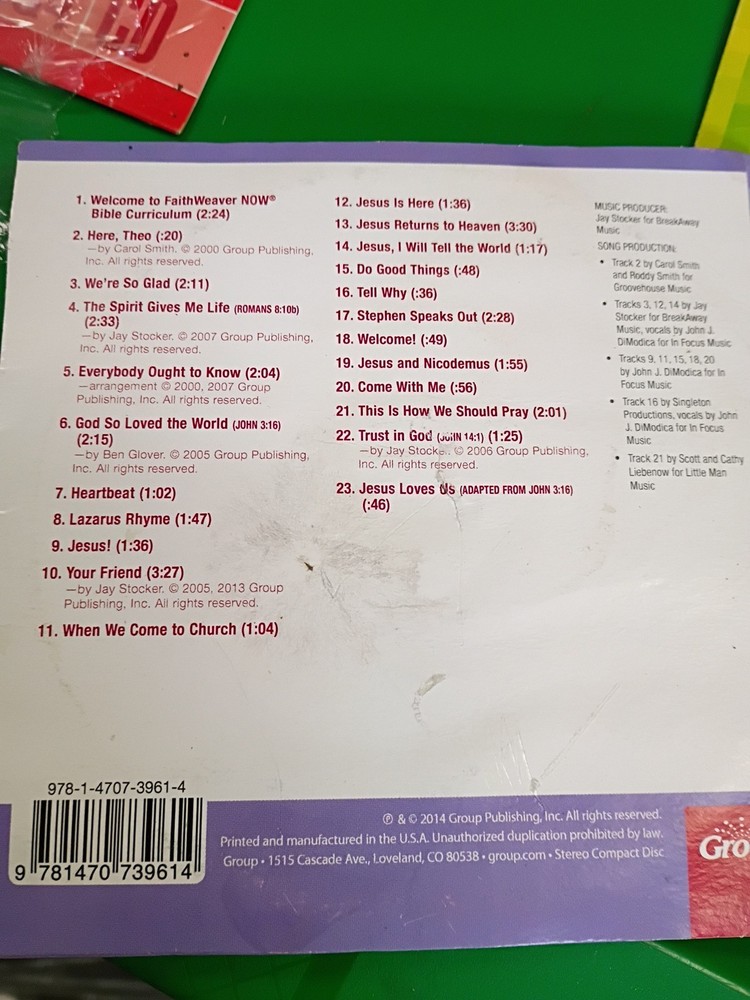Faith Weavers Friends Church Program Set