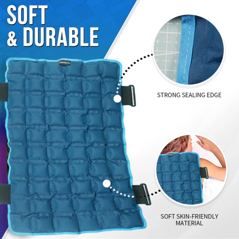 Reusable Ice Gel Pack Hot & Cold Therapy Heat Wrap Pad for Back Waist Hip Knee