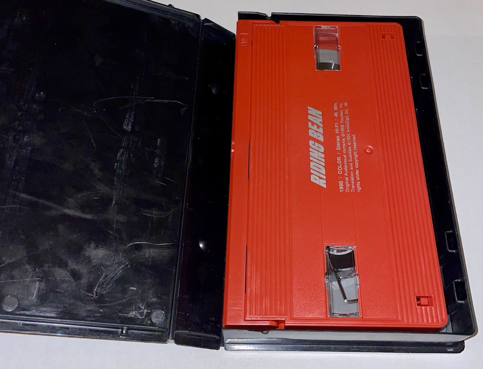 Riding Bean Gunsmith Cats AnimEigo 1990 English Subs RARE RED VHS Anime