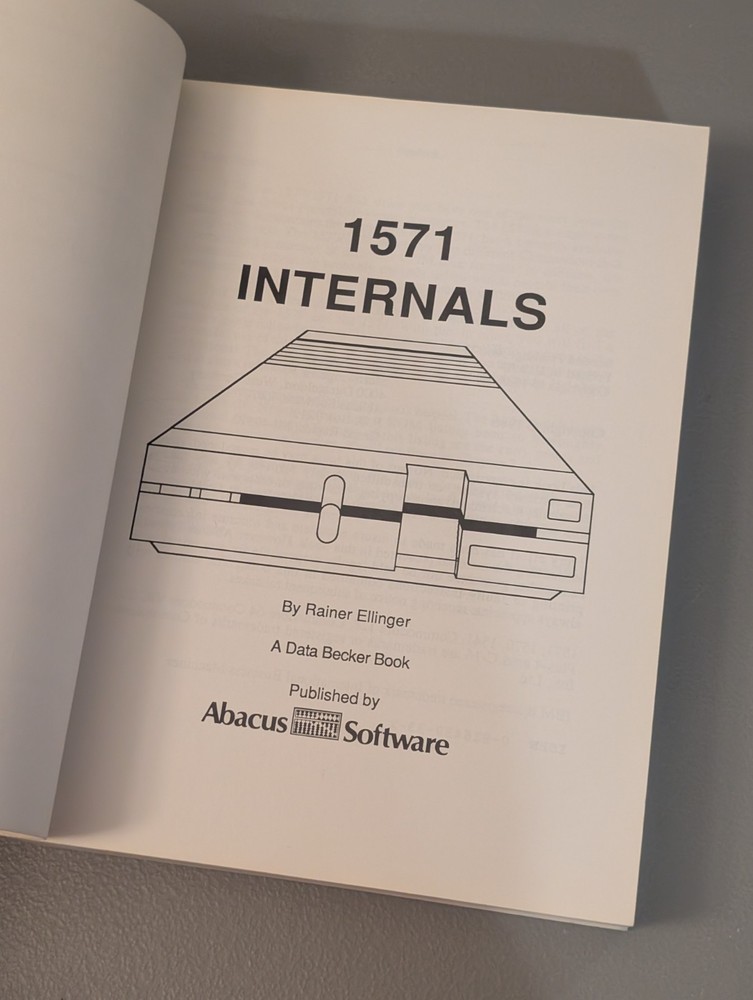 Commodore 1571 Internals C-128 - 1986 Abacus Reference #4 - 80s Data Becker Book