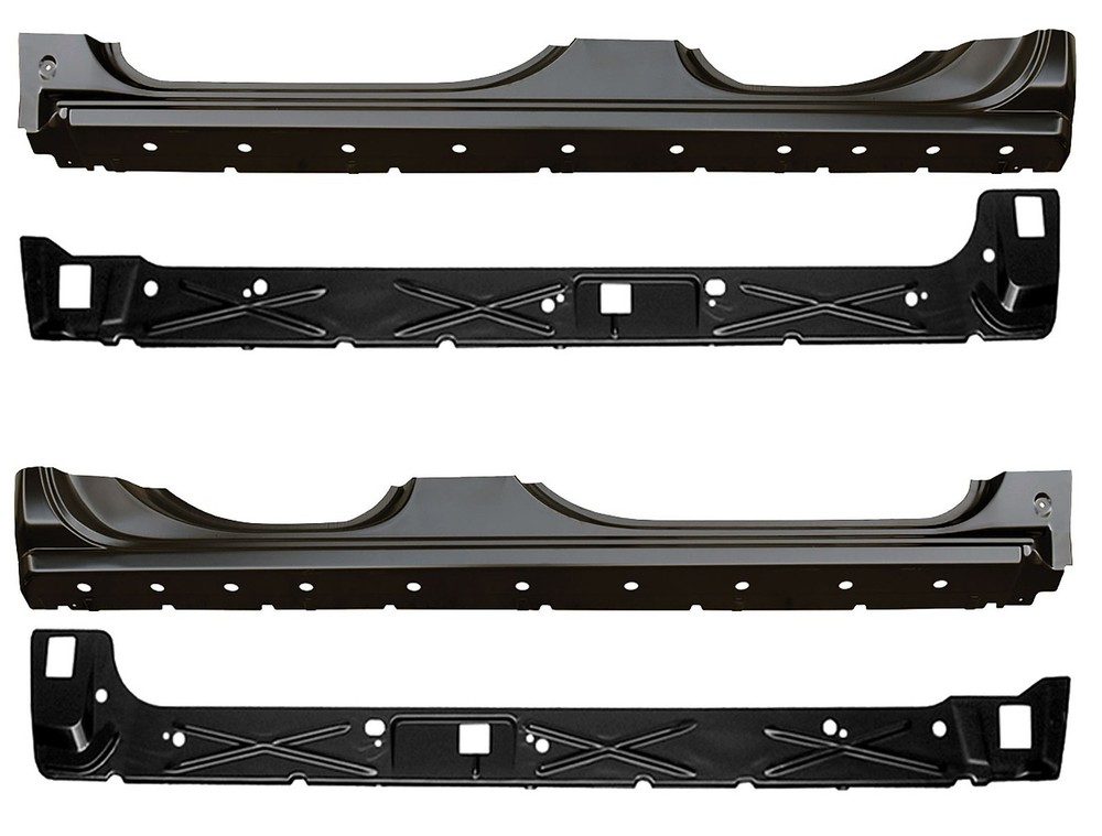 Double Cab Inner & Outer Rocker Panel Kit for 14-18 Chevy Pickup Silverado