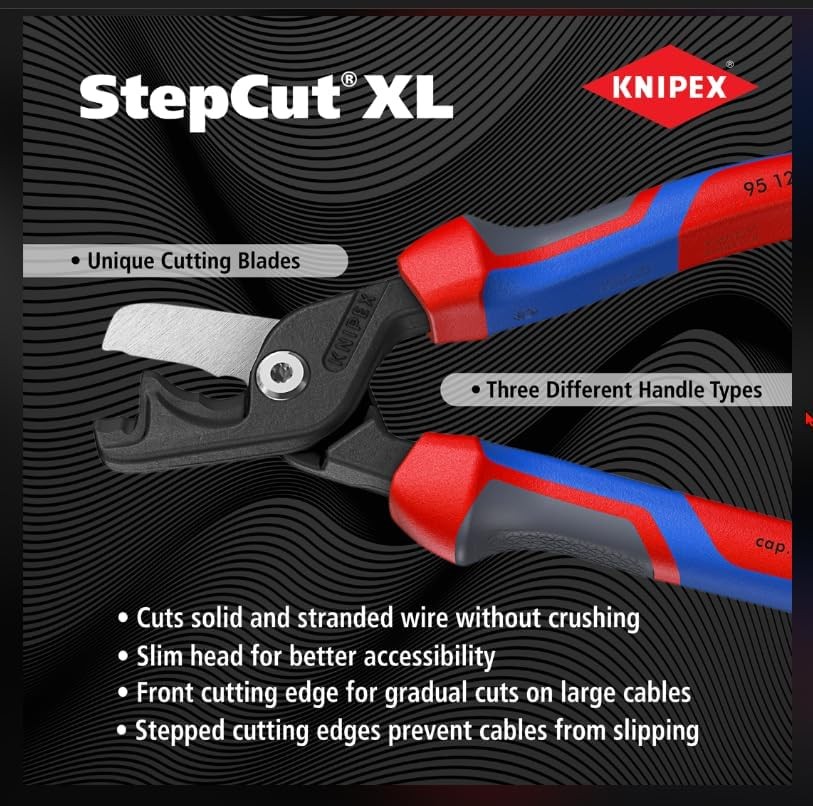 Knipex - StepCut® XL Cable Shears (9511225)