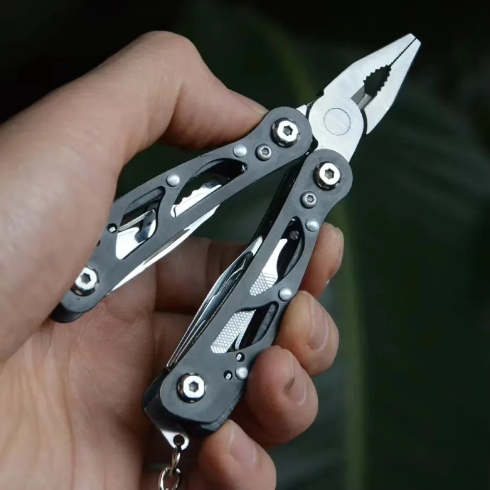 14-in-1 MINI Multitool Pliers Rugged , Practical Portable Pocket Camping Tools