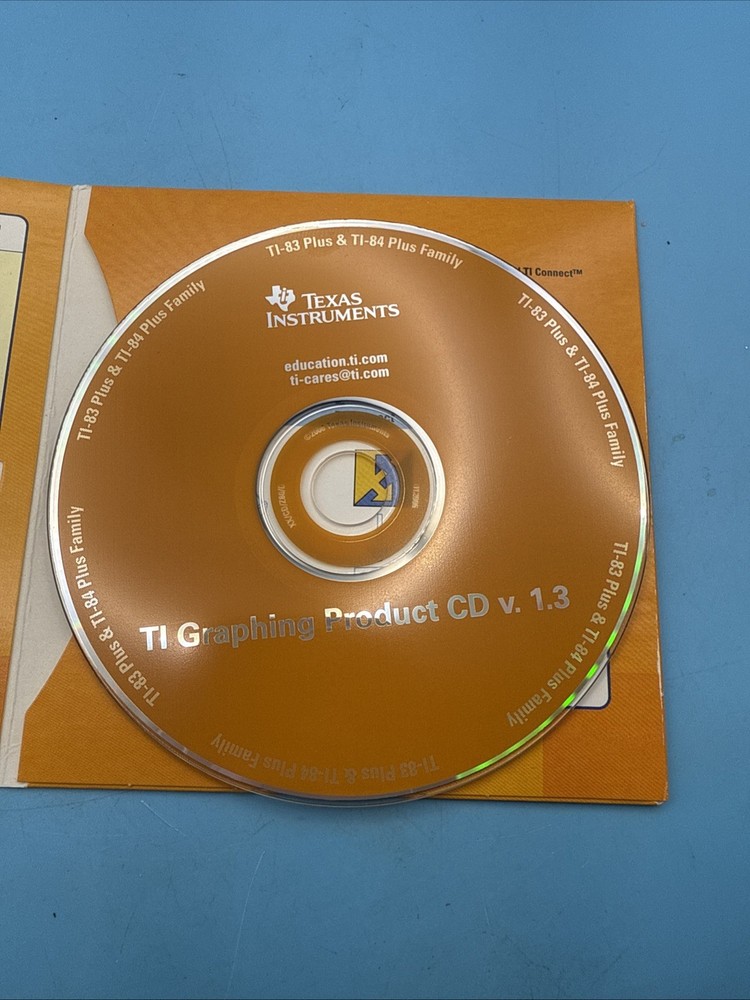 Texas Instruments TI Graphing Product CD v1.4 PC CD-ROM