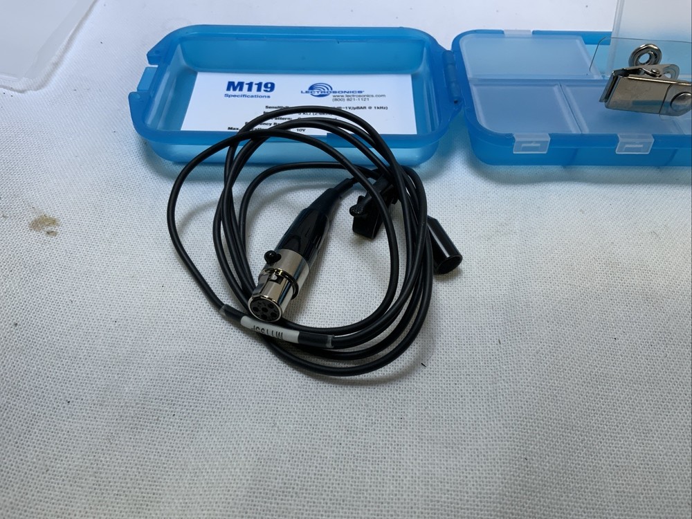 Lectrosonics M119/5P Omnidirectional Lavalier Microphone with TA5F Connection