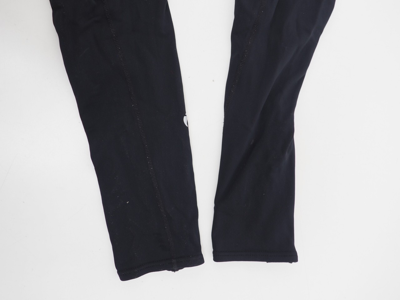 Pearl iZUMi Cycling Leg Warmers Size Medium Left/Right Pair Black Zip Ankle Cuff