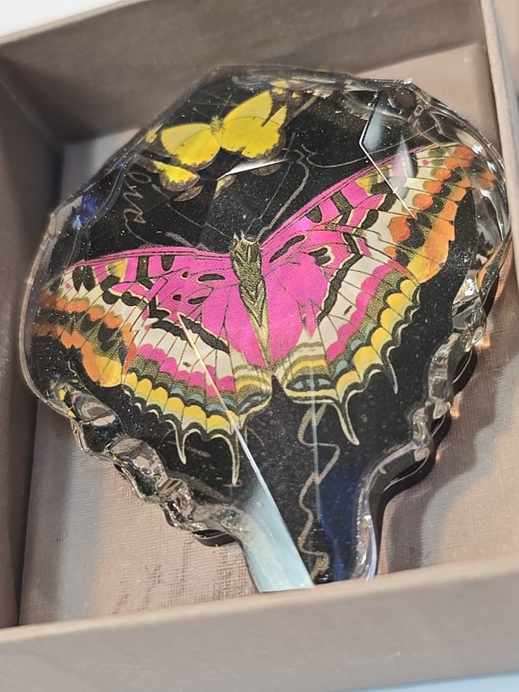 Fringe Crystal Magnet Butterfly
