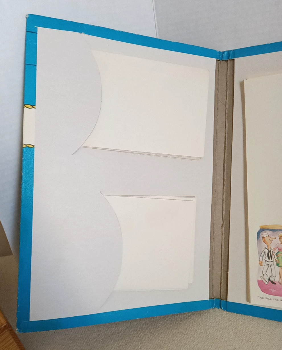 Vintage Paper Naval Military Cartoon Stationary Envelopes Crest Craft