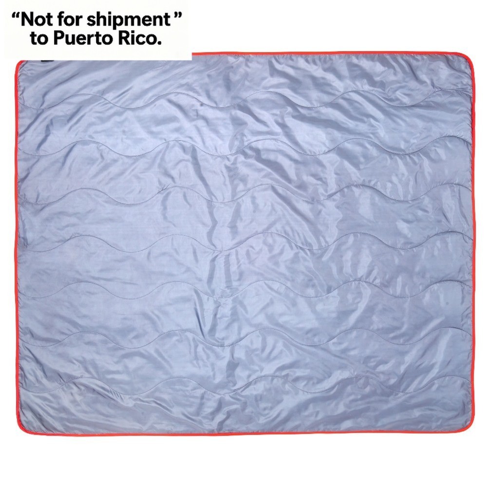Packable Blanket, Gray, 70" x 60", Lightweight with Stuff Sack