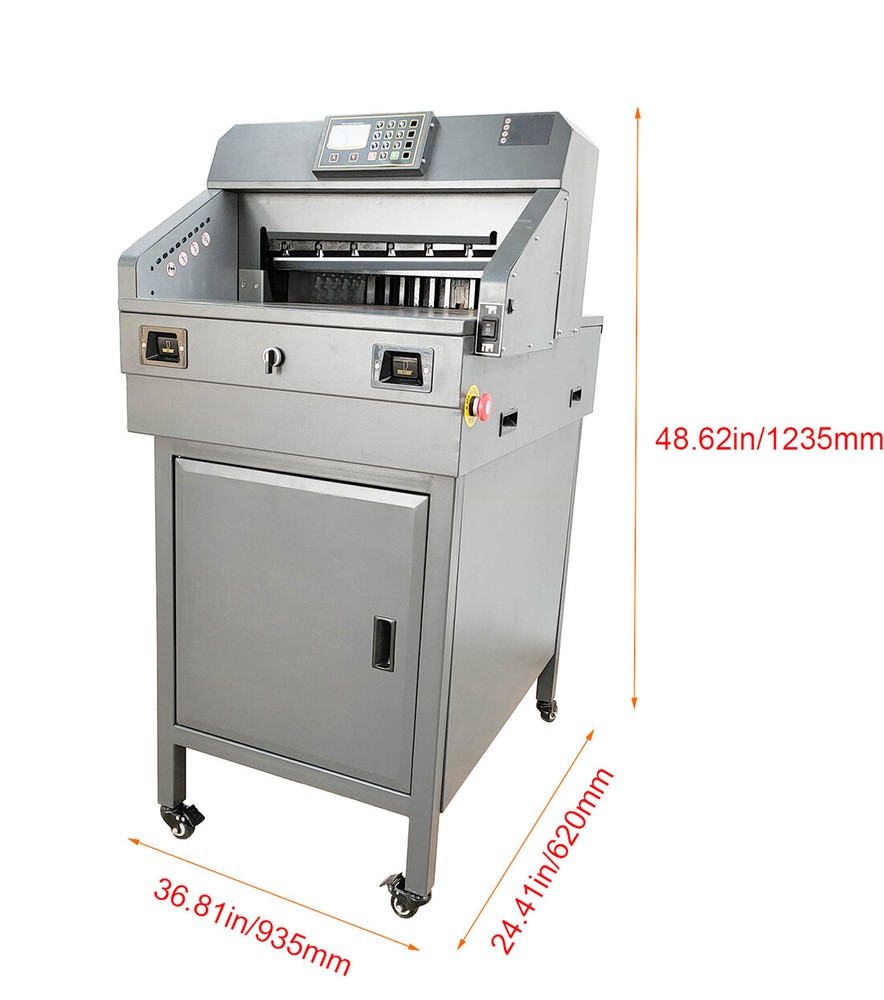 Electric Program-control Paper Cutter 110V Digital Stand Paper Cutting Machine