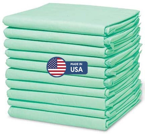 100 30" X 30" Quilted Super Absorbent Thick Disposable Bed Pads Underpads Chux