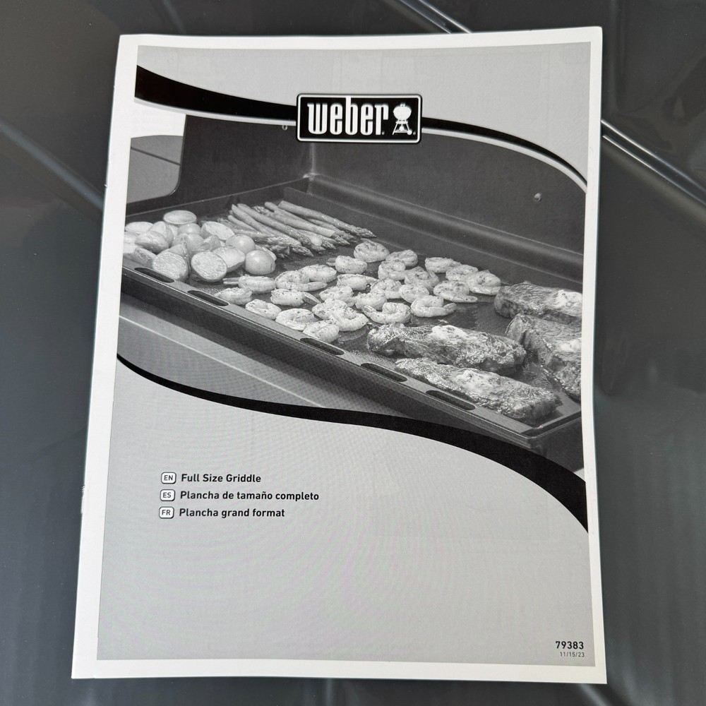 Genuine Weber Genesis 400 Series (6789) Rust-Resistant Griddle Insert