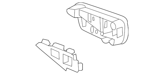 Genuine GM Step Bar Assembly Rear Cap 22876239