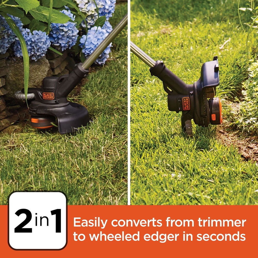 BLACK+DECKER 20V MAX* String Trimmer/Edger, 12-Inch - LSTE525
