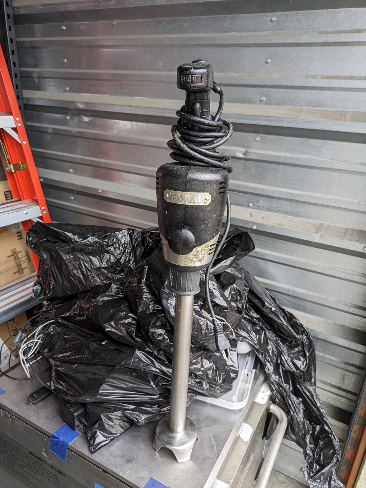 Waring WSB60 Big Stik 16" Variable Speed Immersion Blender - 1 HP