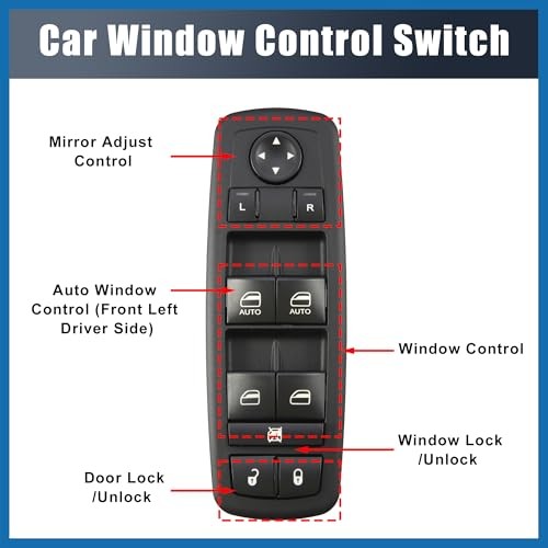 Front Left Driver Side Power Window Switch