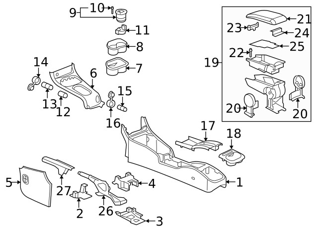 Genuine GM Shift Plate 15212346