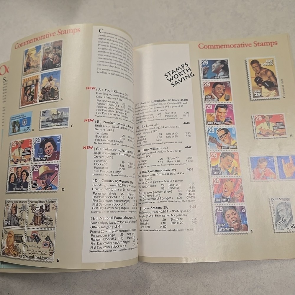 Stamps Etc Direct Mail Catalog November December 1993 USPS