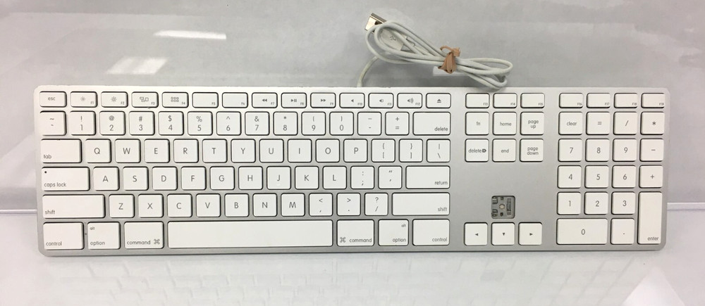 Apple A1243 Wired USB Keyboard Fully Functional #7 AS-IS