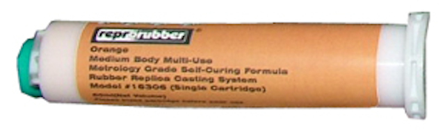 Flexbar Reprorubber Orange (Medium Body) 50ml Cartridges, 6 pack- #16307