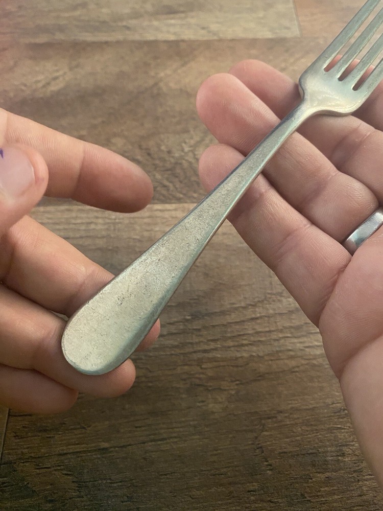 Avon Silverplated Salad Fork Plain Unknown Pattern