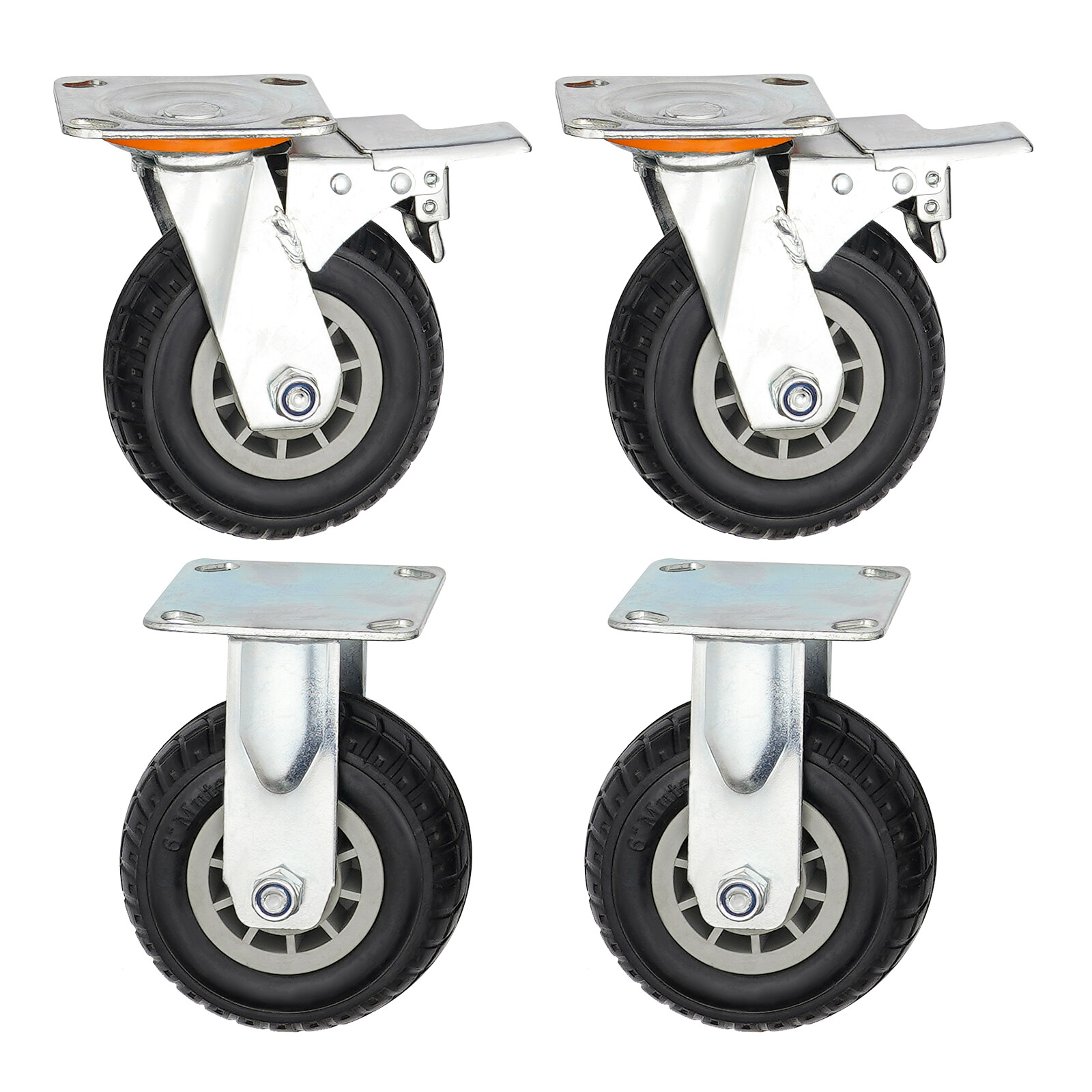 Platform Truck 2200lbs Capacity 41.3*24.8in Flatbed Cart Hand Truck with Wheels