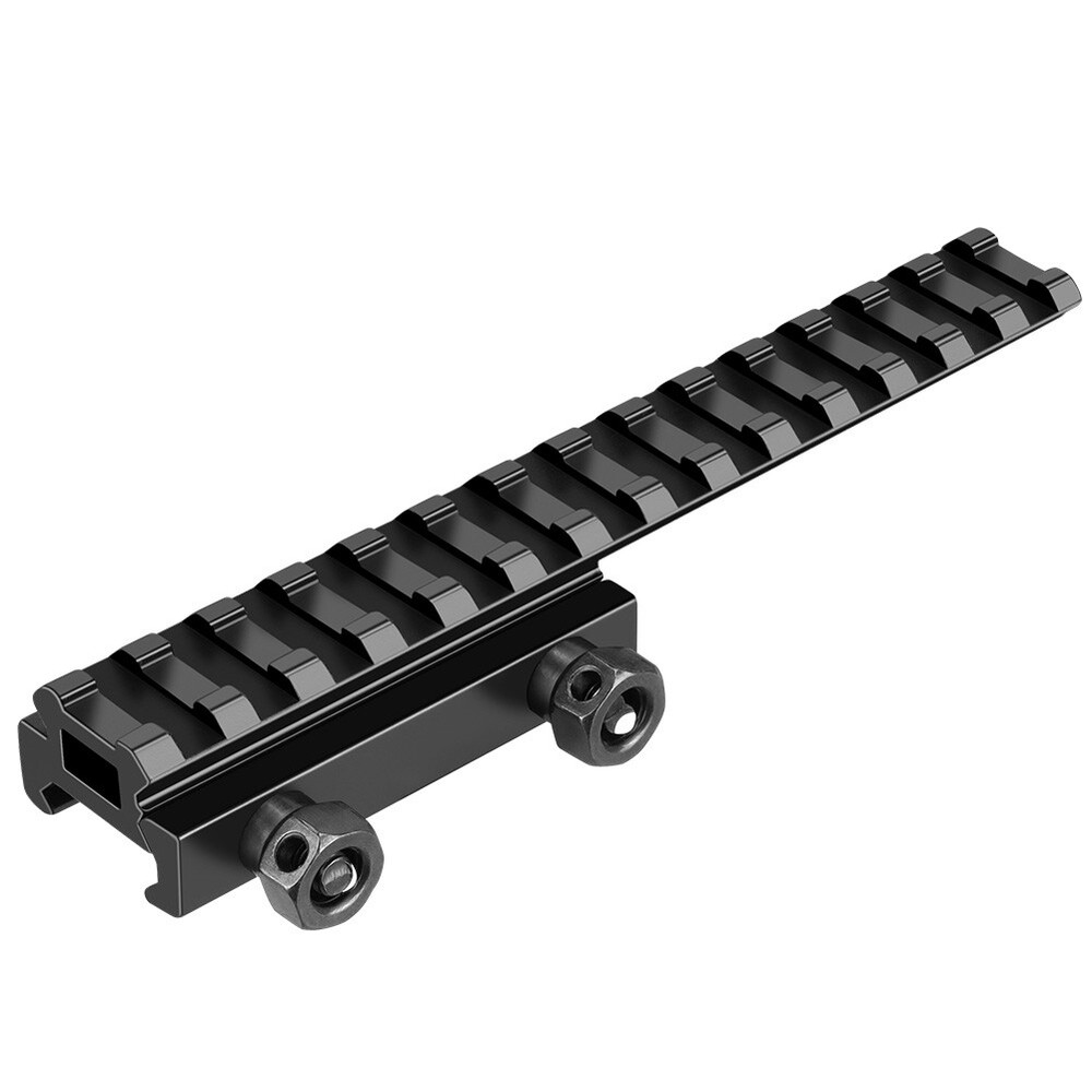 20mm to 20mm Riser Mount Picatinny Weaver Rail Scope Extension Riser Base Mount