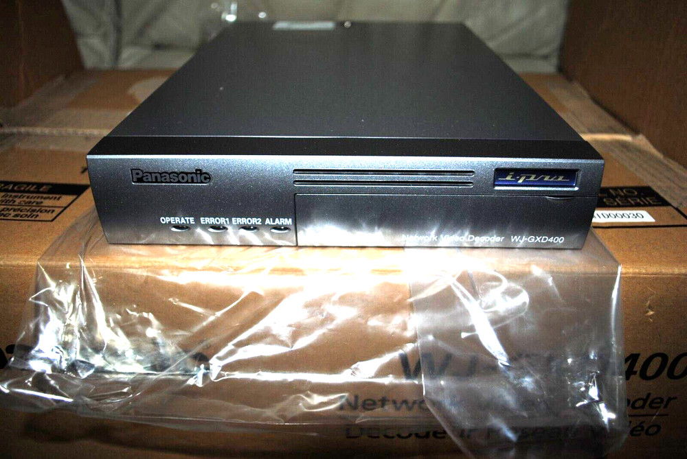 PANASONIC WJ-GXD 400 NETWORK VIDEO DECODER, OPEN BOX