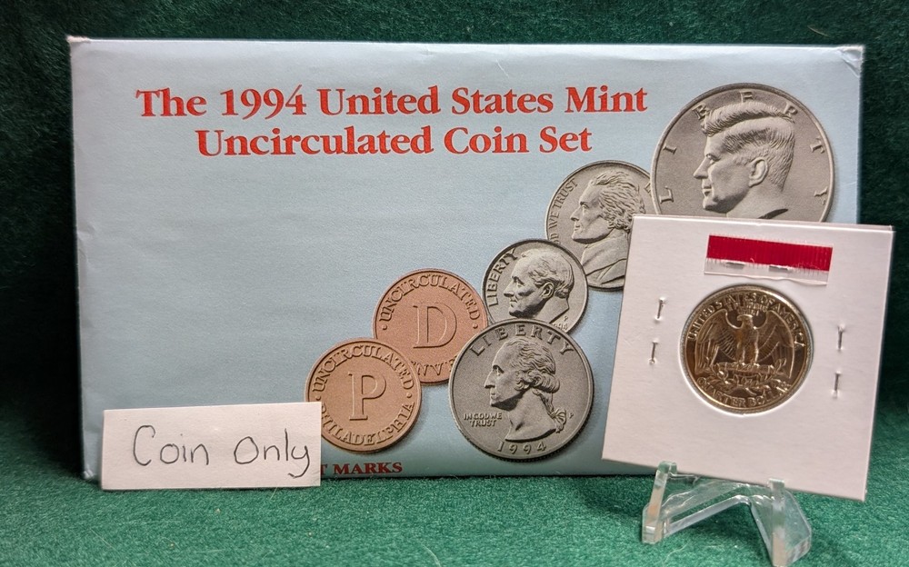 1994 D Washington Quarter Uncirculated from US Mint Set