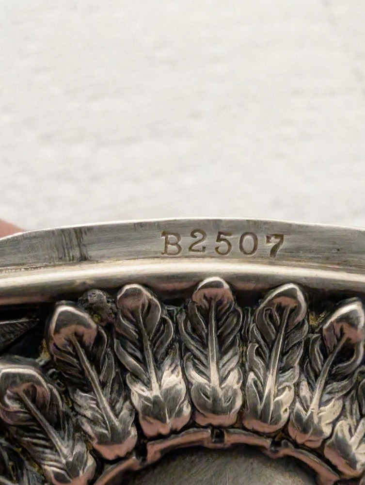 Gorham Sterling Silver Native American Match Safe/ Case