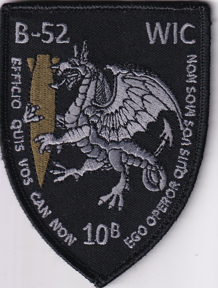 B-52 WIC 10B Weapons Instructor Course class patch US Air Force USAF patch