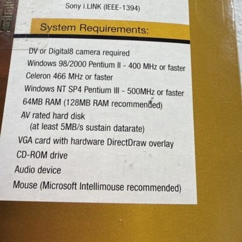 2000 Canopus EZDV - VideoHelp Capture Card