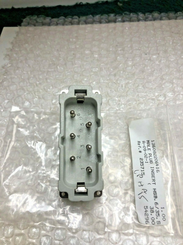 MALE PLUG INSERT HSB 0-1102078-1