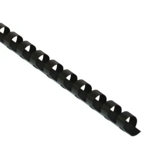 Plastic Binding Combs - 100 pack round Back, 1/2 Inches, 85 Sheets, Black NEW