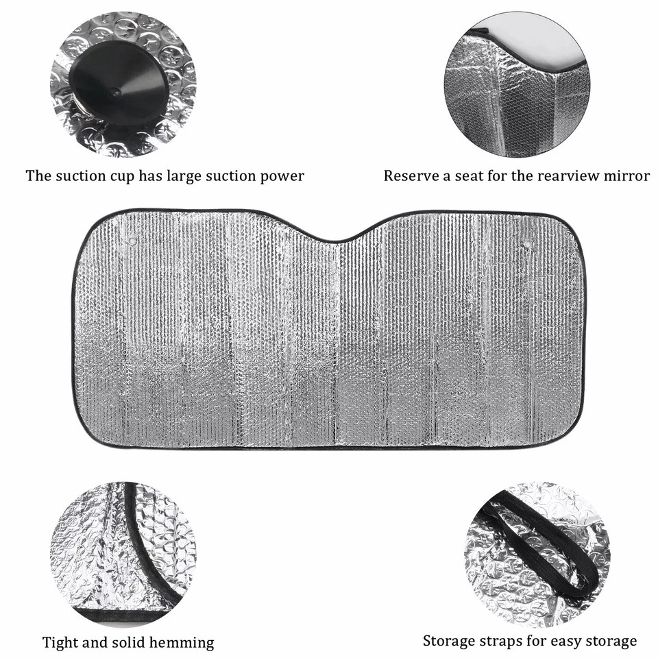 Foldable Car Windshield Front Window Sun Shade Cover Visor UV Block Protector