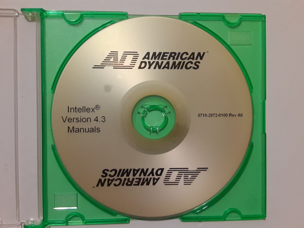 American Dynamics Intellex Version 4.3  Manuals on CD Disc