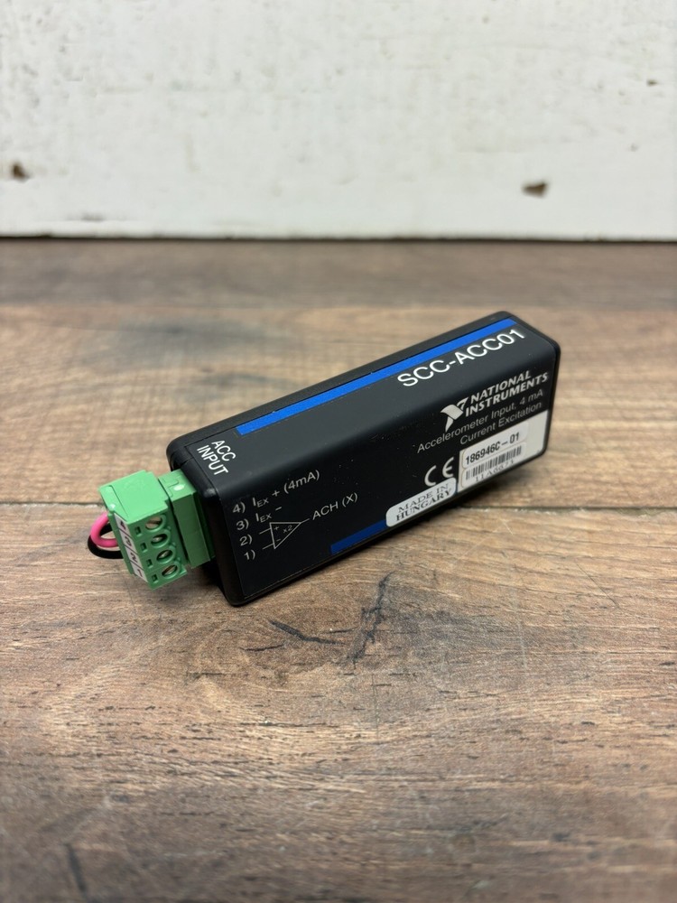National Instruments NI SCC-ACC01 Accelerometer Input 4mA Current Excitation